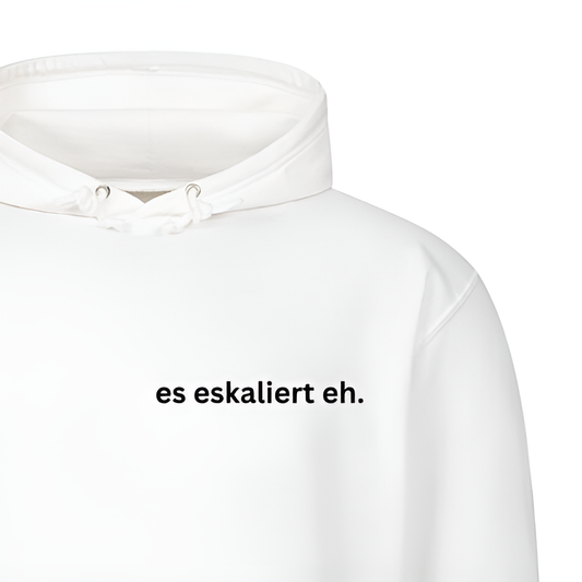 es eskaliert eh. - Hoodie