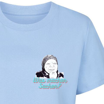 WAS MACHEN SACHEN - Premium Frauen T-Shirt