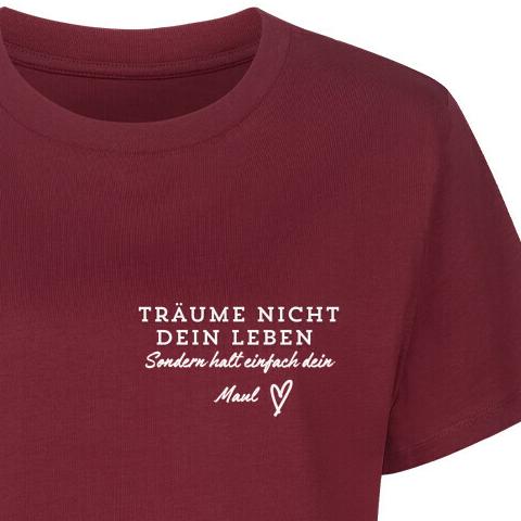 TRÄUME NICHT DEIN LEBEN - Premium Frauen T-Shirt